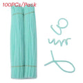 100Pcs Chenille Stems Toys DIY Strips Twist Bar Creative Leisure Hobby Diy Plush Stem Twisted Stick Handmade Material