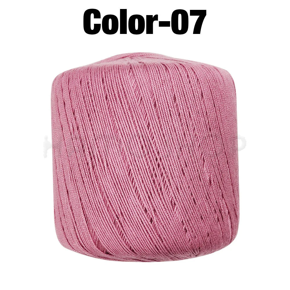 50g Lace Yarn Soft Crocheting Knitting Thread For Handmade Craft DIY Supplies Sweater Handbag Scarves Shawls Hats Making