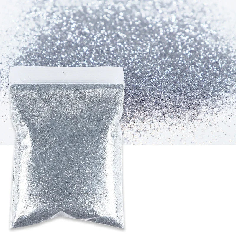 10g/Bag Holographic Fine Glitter Powder For Epoxy Filling Laser Glitter Gold Silver Fine Powder DIY Resin Mold Filling Crafts