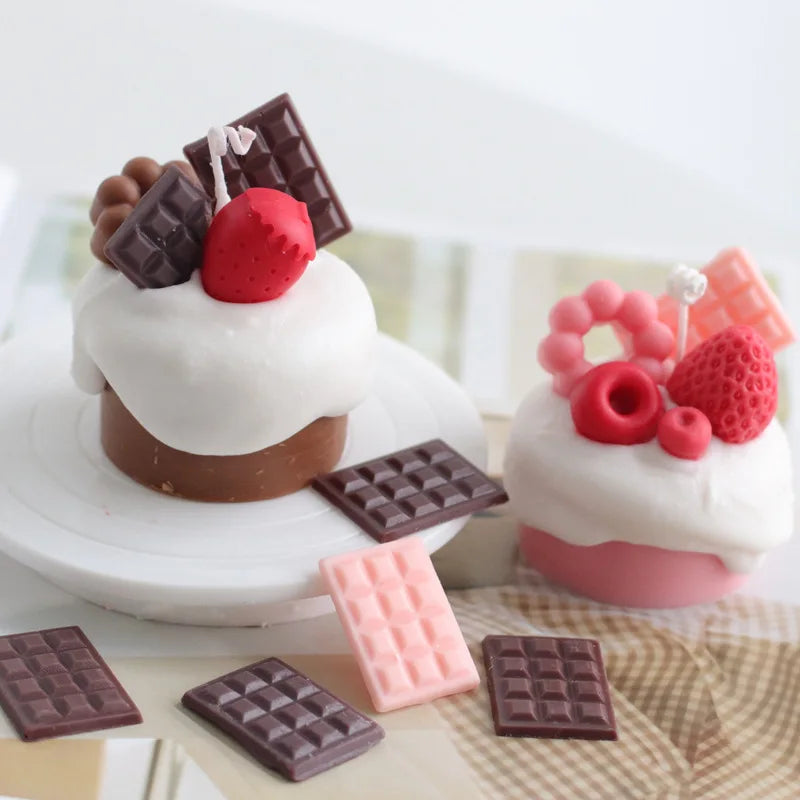 12 Gird Chocolate Silicone Mold Fondant Waffles Baking Mould Candy Cake Biscuit Making Tools Kitchen Supplies Candle Soap Moulds