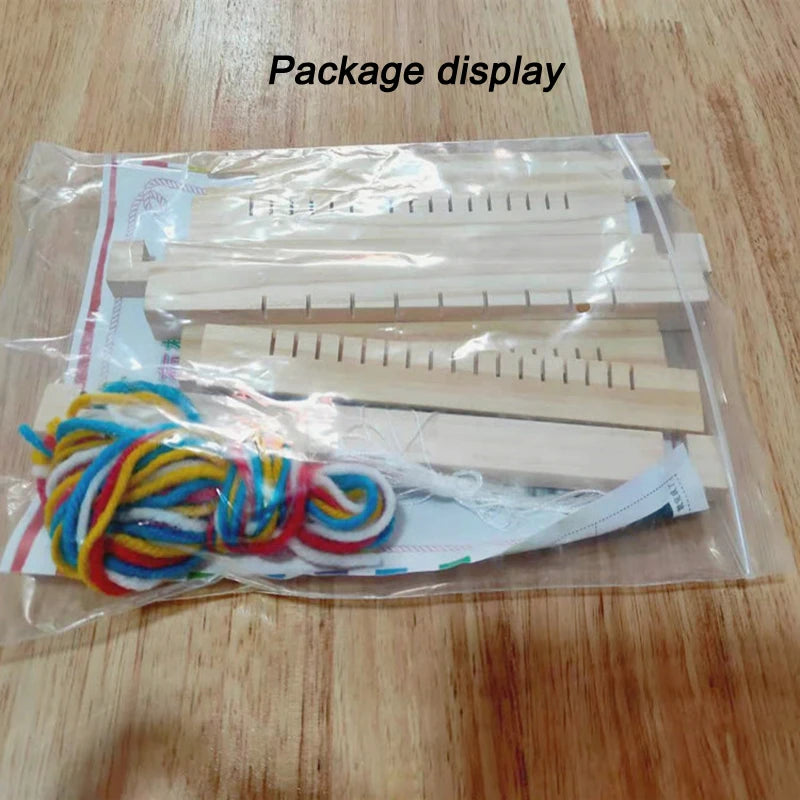 Loom Kit Wooden Loom Weaving Crafts DIY craft loom suitable for beginners and children