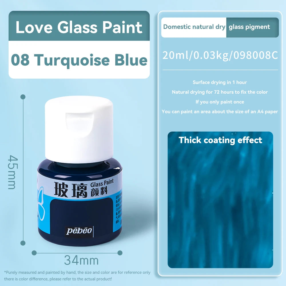 Creative 20ml Acrylic Paints Rich Color Waterproof Glass Pigments Tube For Painting Supplies Artist Drawing Art DIY Crafts