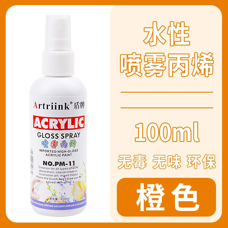 Acrylic Spray Manual Self Spray Paint Wall Painting DIY Water-based Acrylic Pigment Waterproof Sunscreen and Non Fading