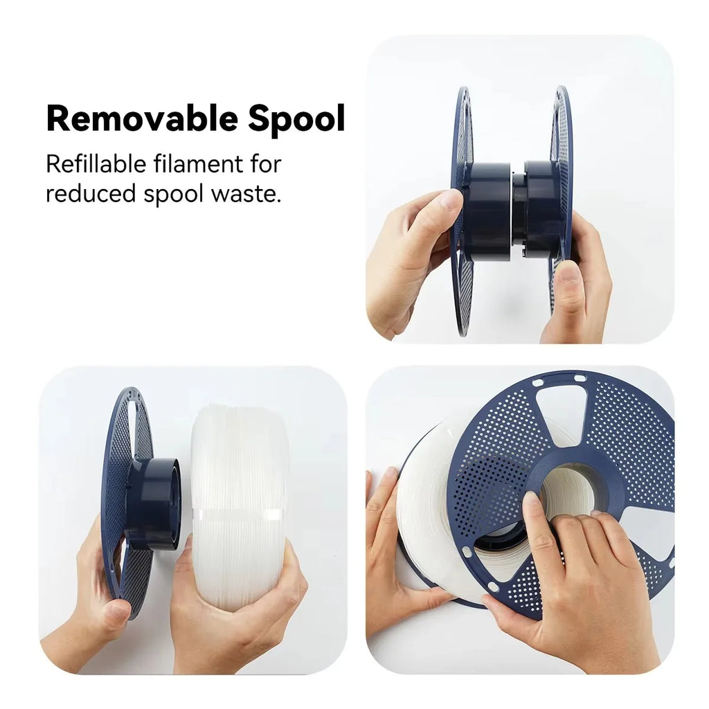 SUNLU 0.8KG PP 3D Filament 1.75mm 800g/Roll Filament Excellent Toughness Strong Fatigue Resistance Filament Fit Most FDM Printer