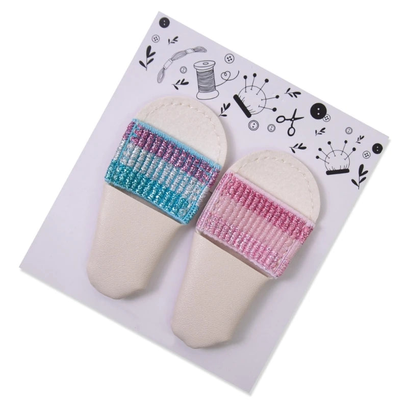 2pcs/Pair Knitting Finger Protector Leather Thimbles Embroidery Crochet Finger Guard Thimble Protector for Craft Needlework