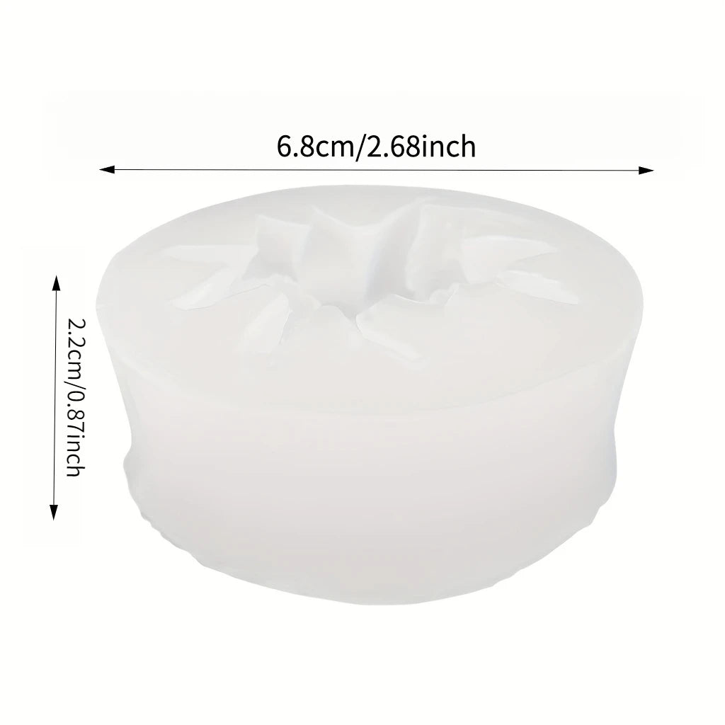 1One Strawberry-Shaped Silicone Mold-3DAromatherapy Candle Wax Mold，DIYBerry Shaped Candle and Soap，Durable、Flexible、Materials T