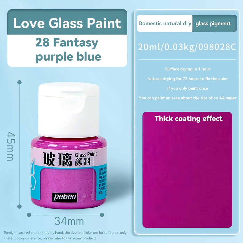 Creative 20ml Acrylic Paints Rich Color Waterproof Glass Pigments Tube For Painting Supplies Artist Drawing Art DIY Crafts