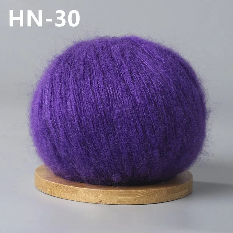 250g Crochet Mohair Yarn For Knitting Sweater Shawl Skin-Friendly Baby Wool Lace Thread ilos para tejer dedelgado Yarns 5pcs