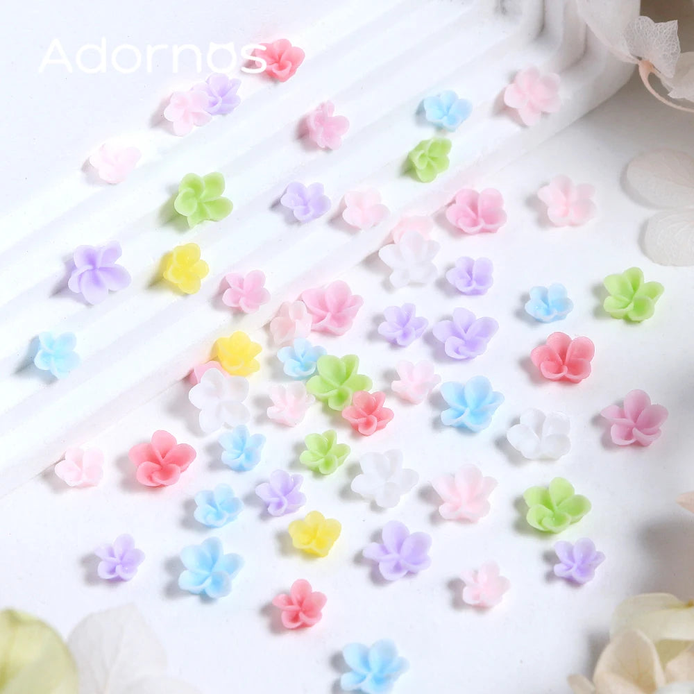 10g Pink Flowers Polymer Clay Slices Epoxy Resin Filling Mixed Cherry Blossom Leaf Slime Flake Spring DIY Pendant Crafts Making