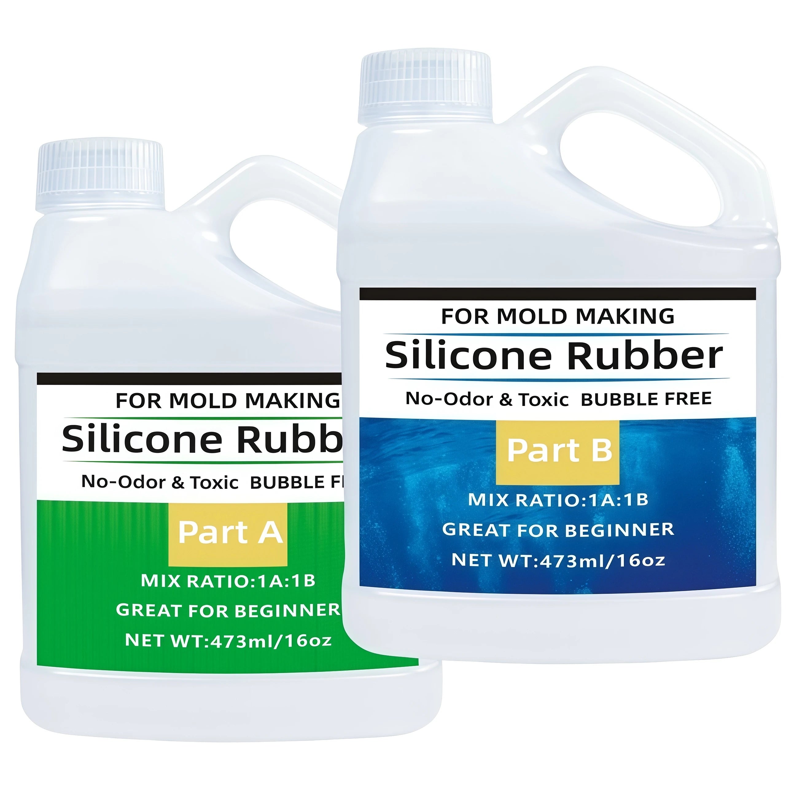 Silicone Mold Making Kit Platinum Translucent Liquid Silicone Rubber for Casting Resin Molds