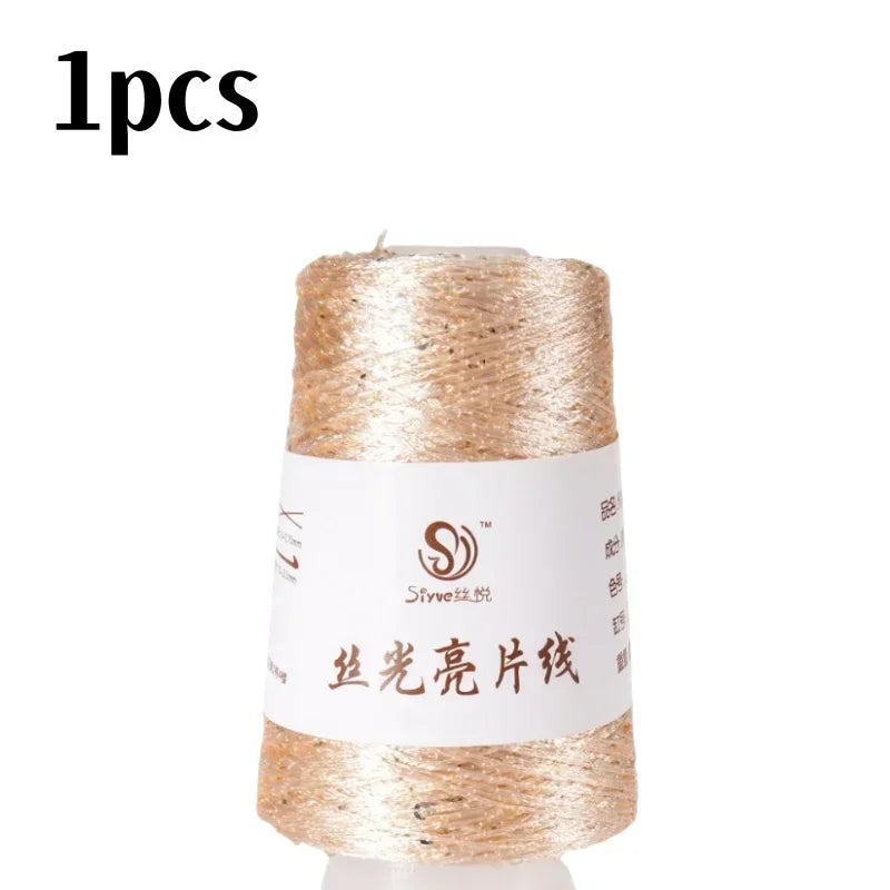 150 Colour 700M 100g special Sequin yarn DIY garment accessories Rag doll Knitting yarn