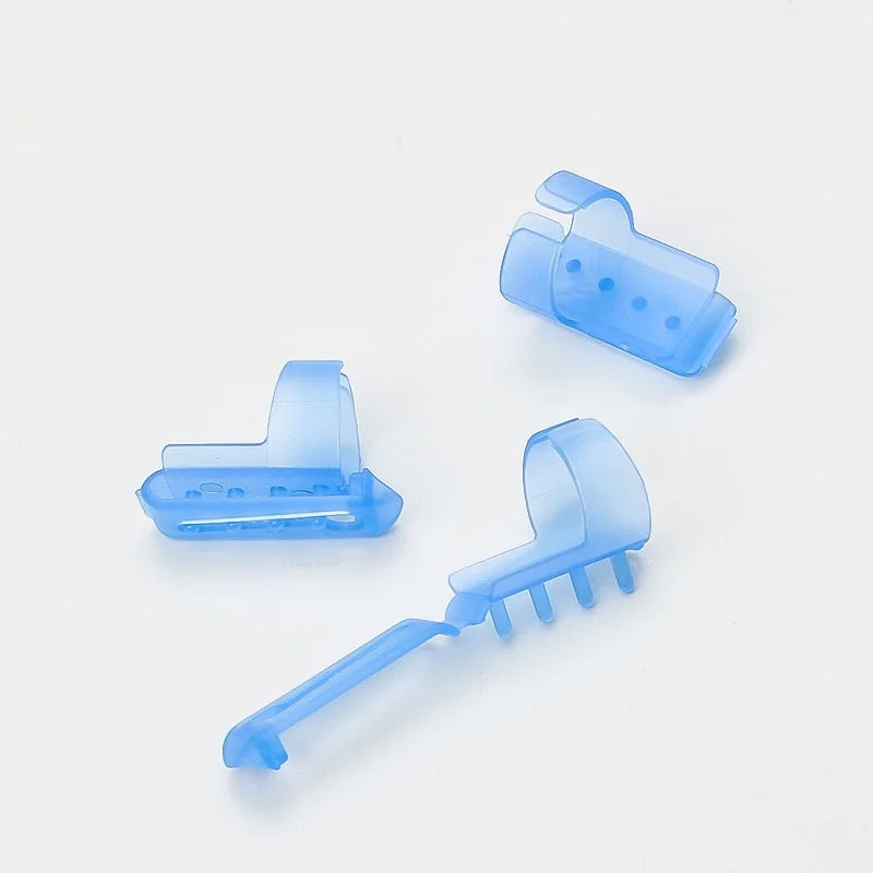 2PCS Yarn Guide Finger Holders Knitting Thimble Loop Crochet Ring Crafts Sewing Accessories Tool DIY Wear Thread Ring Helper