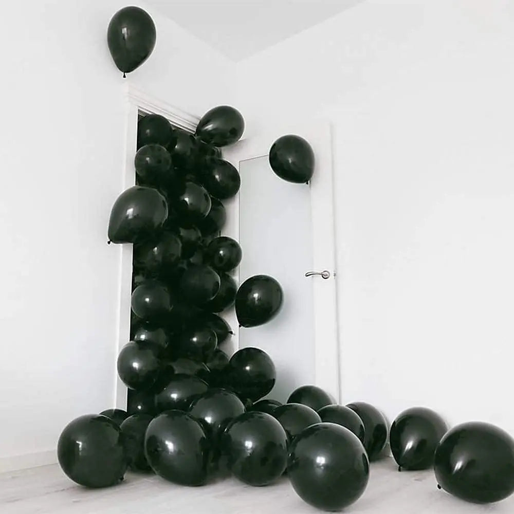 5-100pcs/Pack 12inch Black Latex Balloon for Wedding Birthday Party Baby Shower Engagement Anniversary Decoration Supplies Favor