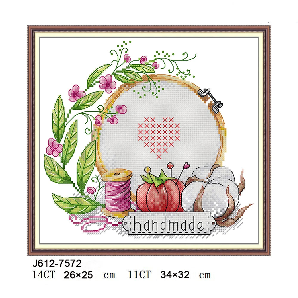 Joy Sunday Cross Stitch, Afternoon Tea, Spring, Summer, Autumn, Winter, J611, J612, J702, J703, J704, J705, Flowers Cross Stitch