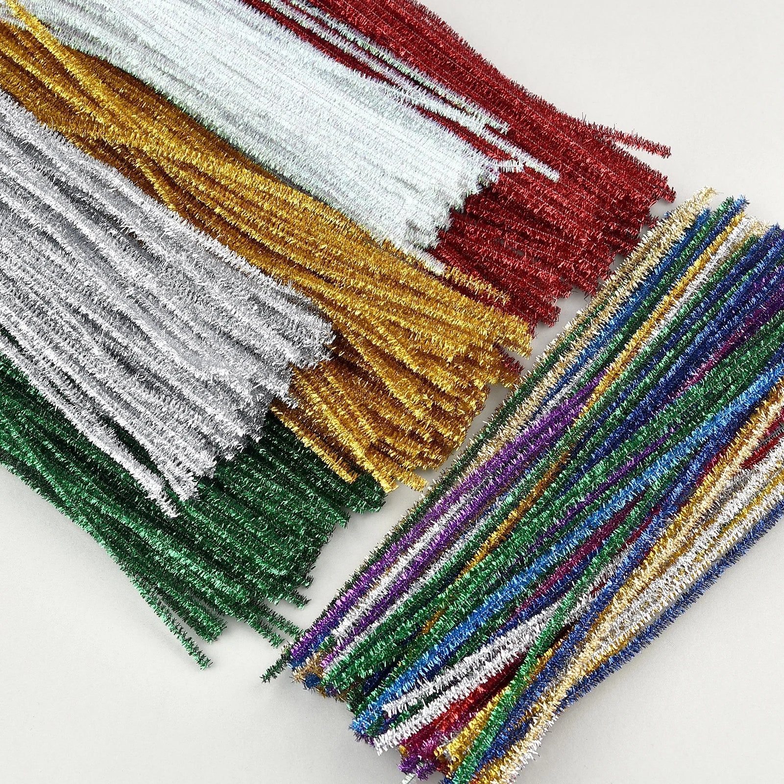 100pcs Chenille Stems Toys DIY Strips Twist Bar Anvil Wire Craft Pipe Creative Hobby Children Plush Stick Chenille Sticks