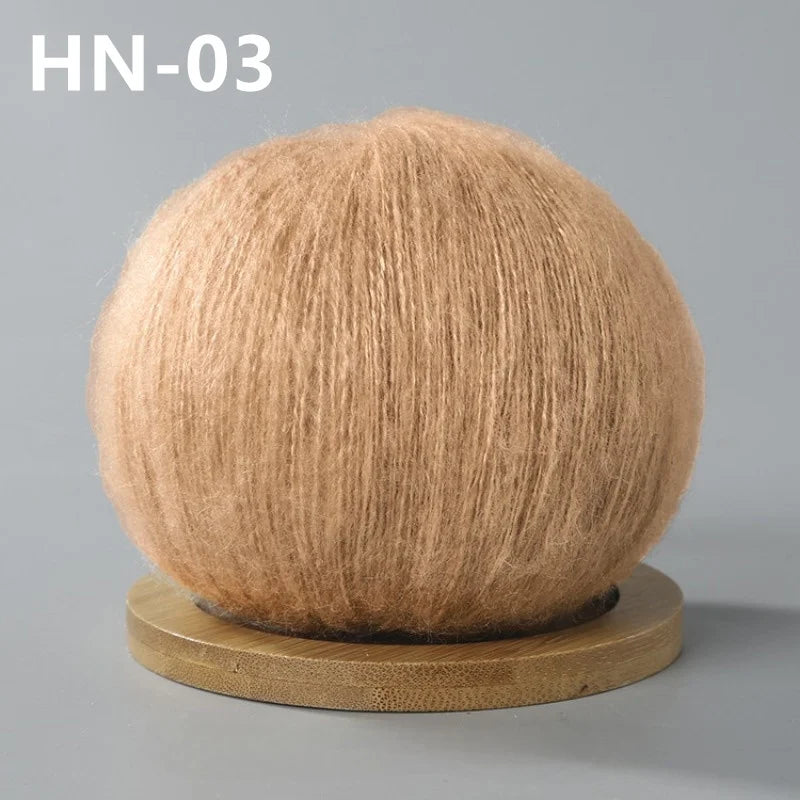 250g Crochet Mohair Yarn For Knitting Sweater Shawl Skin-Friendly Baby Wool Lace Thread ilos para tejer dedelgado Yarns 5pcs