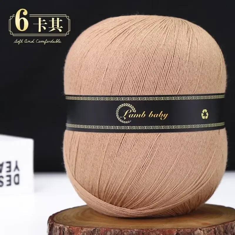150G Colorful Fine Cotton Yarn for Hand Knitting Silk Cotton Yarn for DIY Light weight Sweater Knitting yarn wholesale