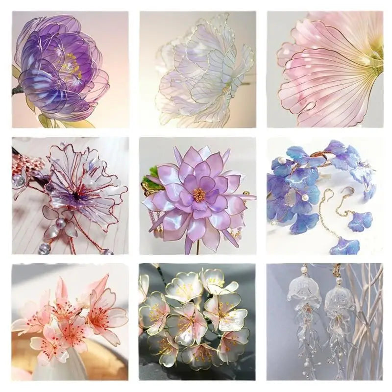 100ml UV DIP Resin Glue For Wire Flowers Colorful Liquid High Gloss Ultraviolet Curing Crystal UV Glue Jewelry Making