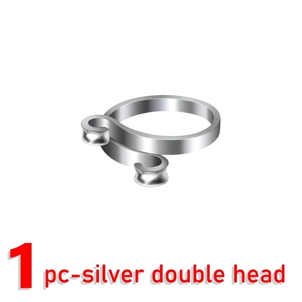 4/1pcs Adjustable Knitting Crochet Loop Rings DIY Yarn Guide Finger Faster Holder Open Fingering Crocheters Tool Sewing Supplies