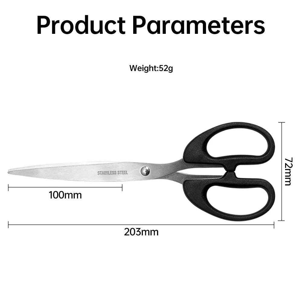 7.9" Scissors, Stainless Steel Blades, Soft Grip Handle, Suitable for Households,Offices and Schools, All Purpose