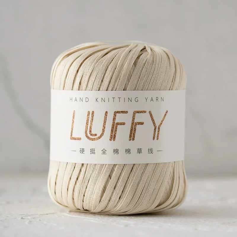 100M/roll Lafite Raffia Flat Yarn Plant Grass CottonThread DIY Handmade Knitting Crochet Bag Straw Hat Craft Material