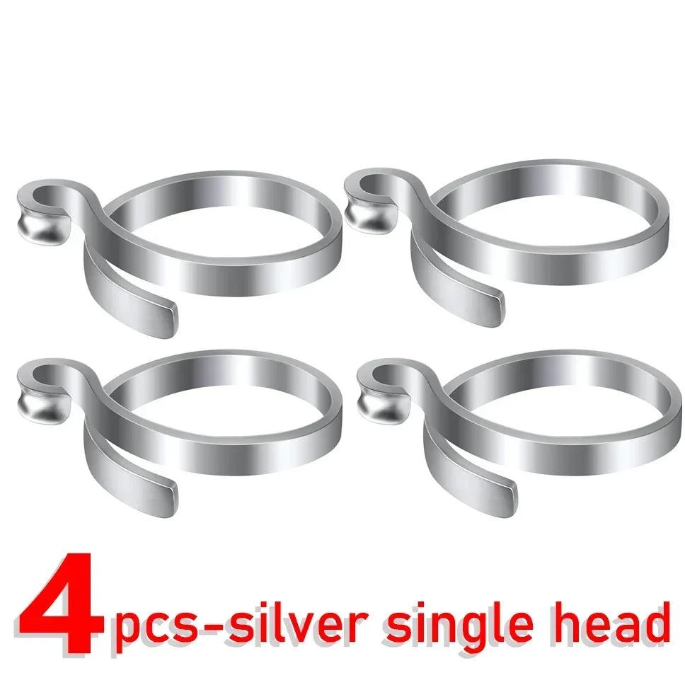 4/1pcs Adjustable Knitting Crochet Loop Rings DIY Yarn Guide Finger Faster Holder Open Fingering Crocheters Tool Sewing Supplies