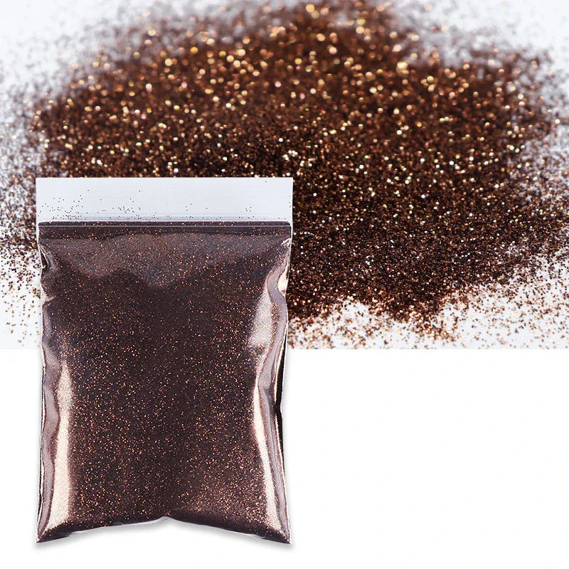 10g/Bag Holographic Fine Glitter Powder For Epoxy Filling Laser Glitter Gold Silver Fine Powder DIY Resin Mold Filling Crafts