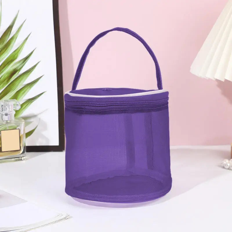 Portable Yarn Storage Bag Hollow Mesh Knitting Wool Yarn Bags Crochet Yarn Handbag Organizer Weave Tools Sewing Accessories