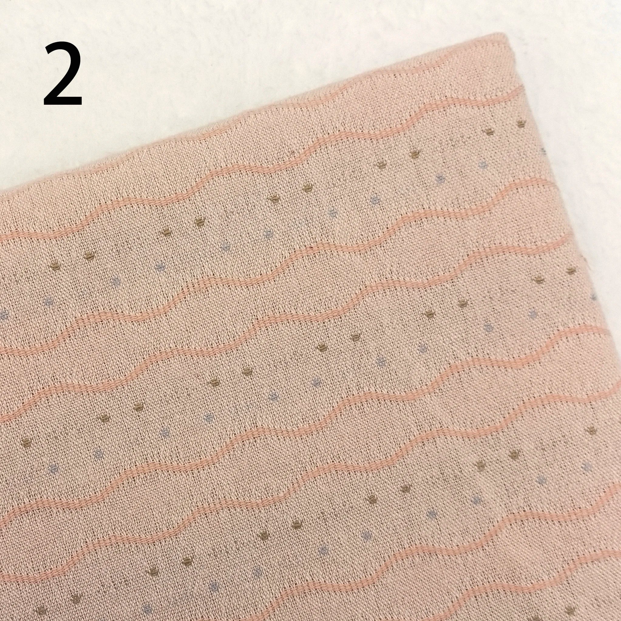 Vintage  Japanese Yarn Dyed Cotton Quilting Fabric HandmadePurse patchwork Pillow Trimming Sewing Cloth For Sewing Doll clothes