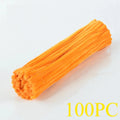 100pcs Chenille Stems Toys DIY Strips Twist Bar Anvil Wire Craft Pipe Creative Hobby Children Plush Stick Chenille Sticks