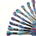 10PCS 100% Cotton High Quality Cross stitch Floss Embroidery thread Cross Stitch Embroidery Hand Knitting Sewing Weaving 8m Each