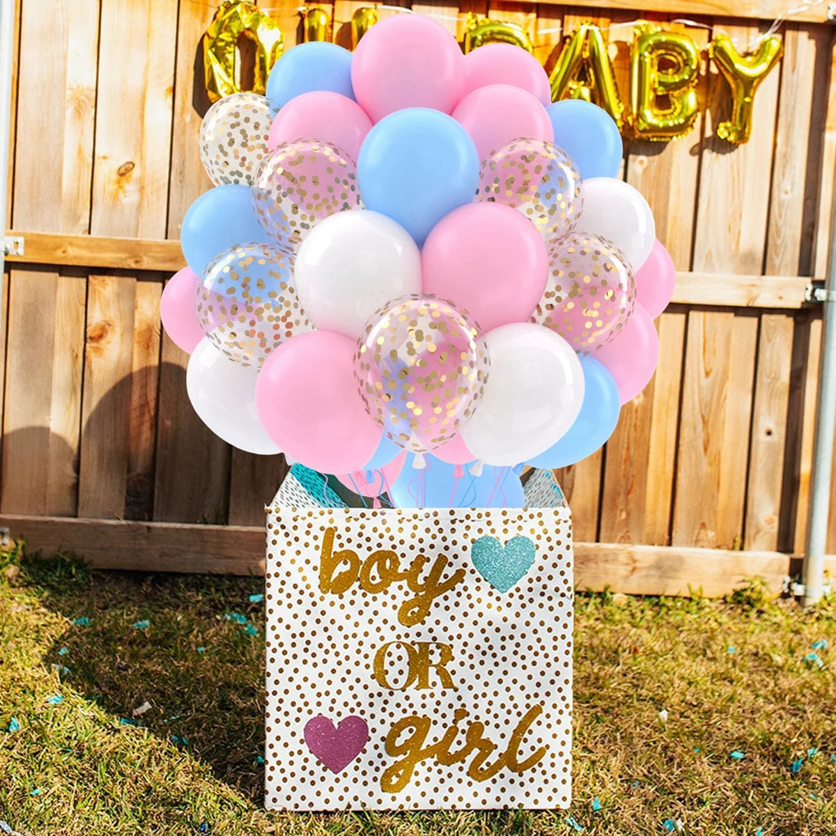 31/36/37/51/101Pcs Metallic Balloons Pearl Latex Balloon Gold Confetti Balloons for Birthday Weddings Baby Shower Party Decor