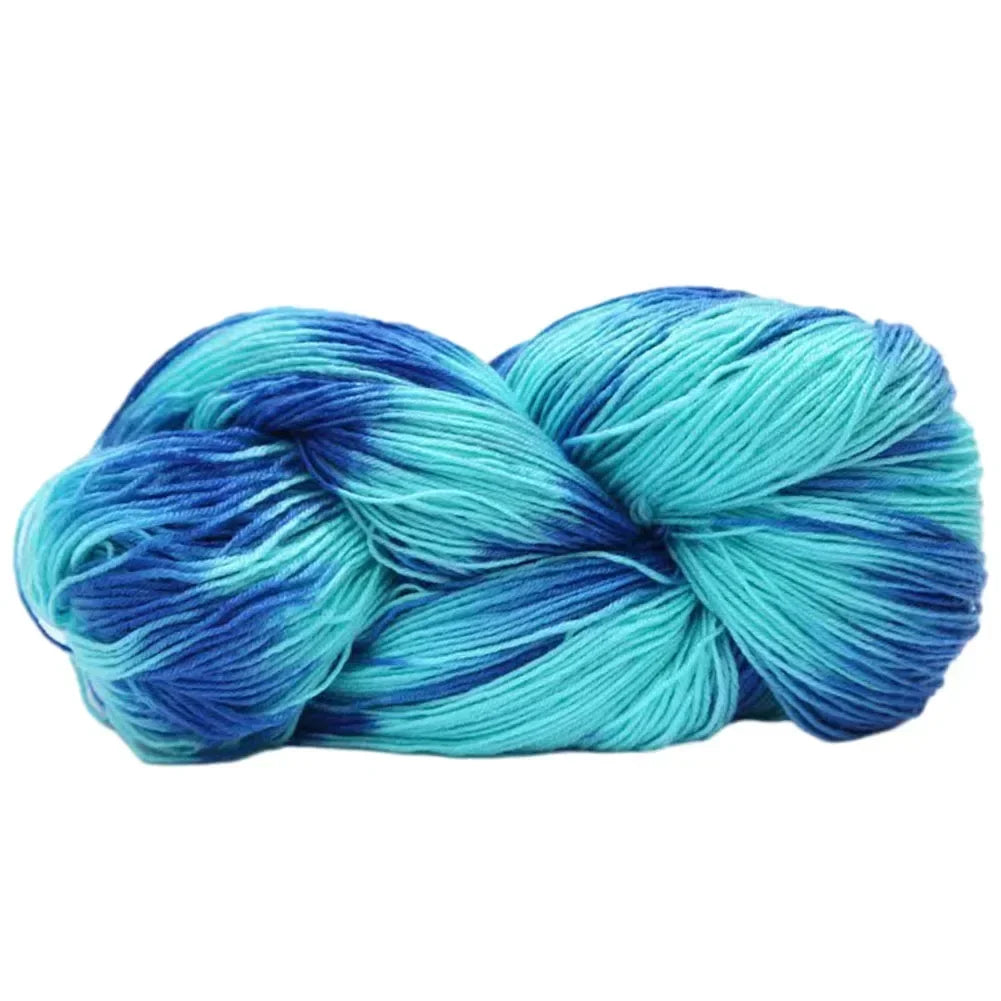 Easy To Use Diy Handmade Acrylic Yarn Baby Sweater Crochet Yarn Durability Rainbow Segment Scarf Package Content