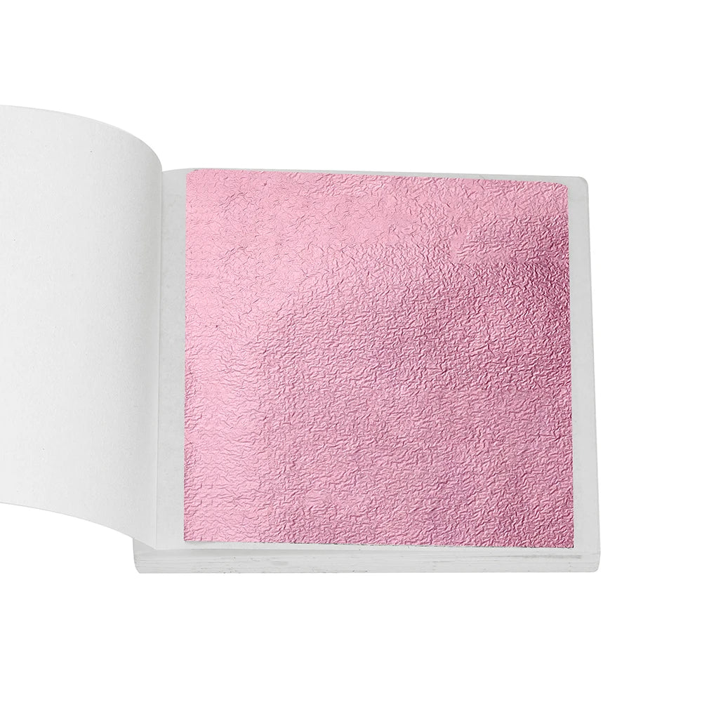 100Sheets Imitation Gold Foil Paper Leaf Gilding Epoxy Resin Fillings for DIY Epoxy Resin Mold Crafts Nail Art Home Decorations