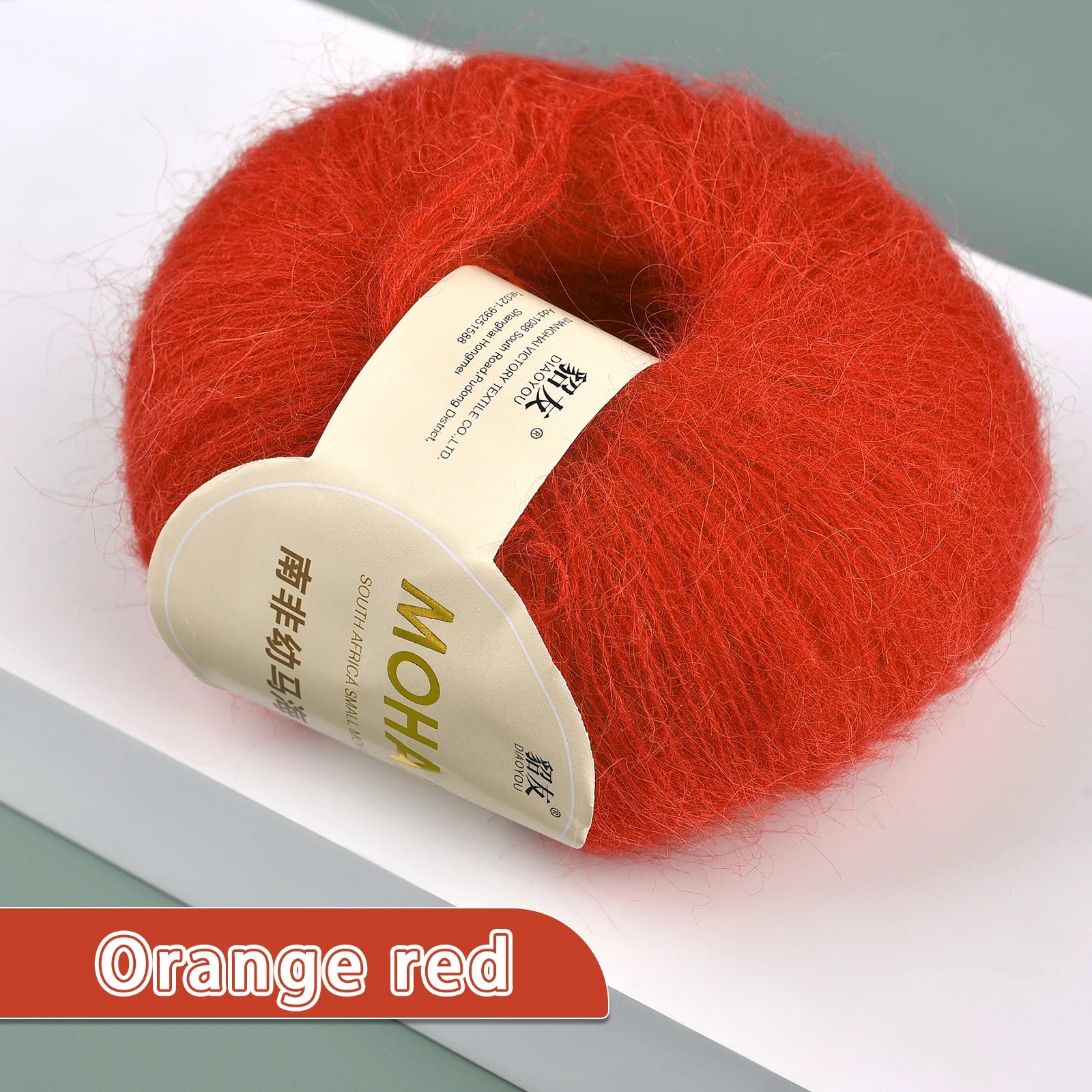 25g/Roll Soft Wool Knitting Cashmere Long Thin Yarn Roll Mohair Yarn DIY Hand Crochet Soft Mohair Cashmere Wool Knitting Yarn