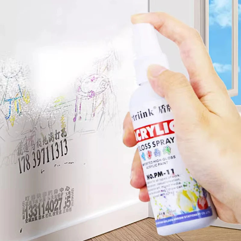 Acrylic Spray Manual Self Spray Paint Wall Painting DIY Water-based Acrylic Pigment Waterproof Sunscreen and Non Fading