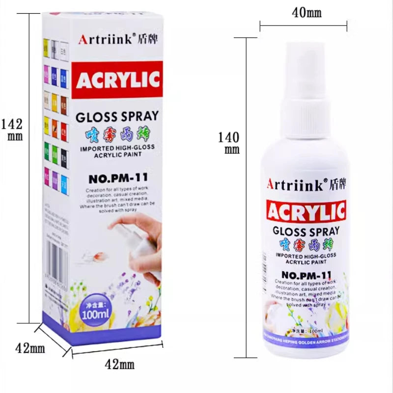 Acrylic Spray Manual Self Spray Paint Wall Painting DIY Water-based Acrylic Pigment Waterproof Sunscreen and Non Fading