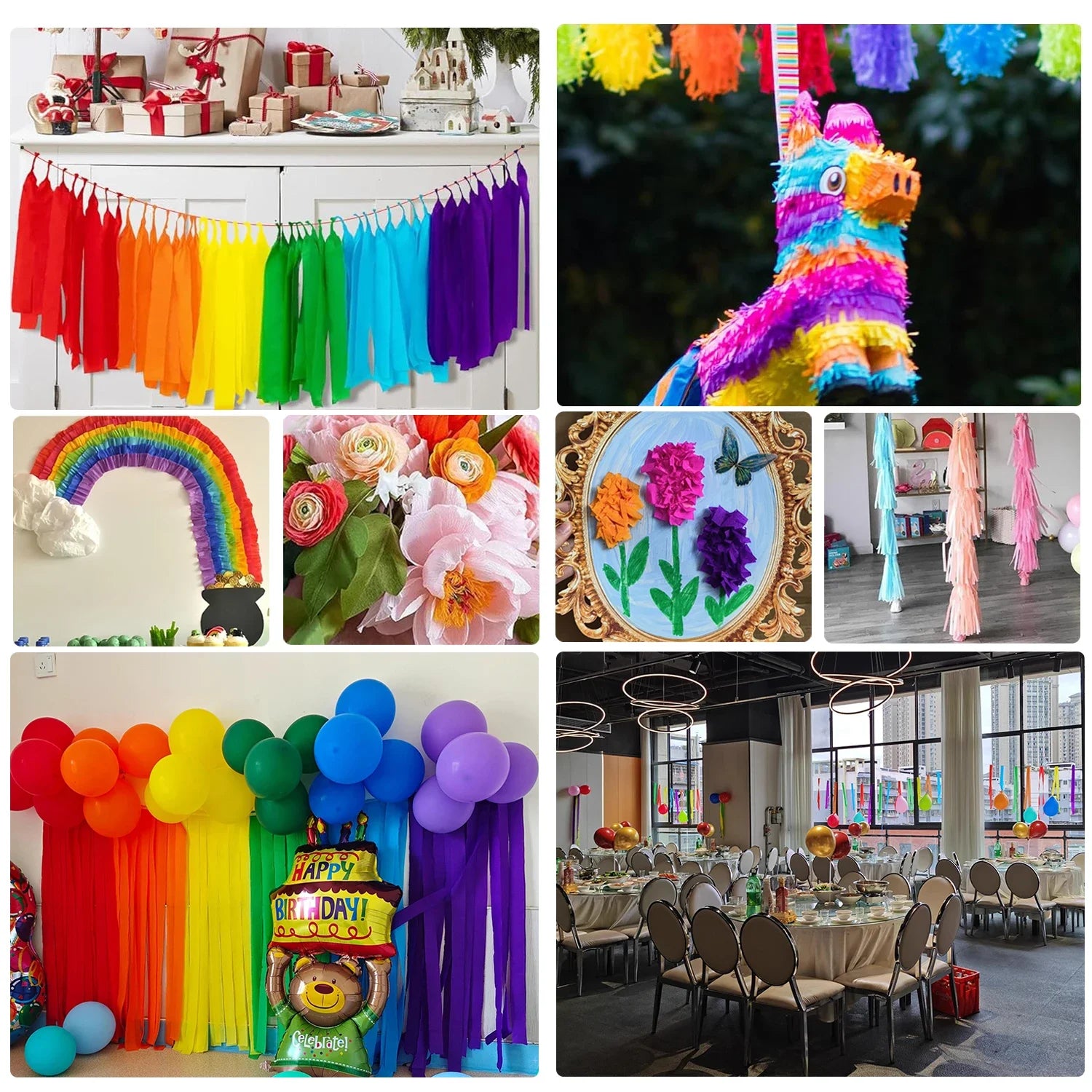 1pcs 4.5cmx25m Colored Crepe Paper Roll Origami Crinkled Crepe Paper Craft DIY Flowers Decoration Gift Wrapping Paper Craft