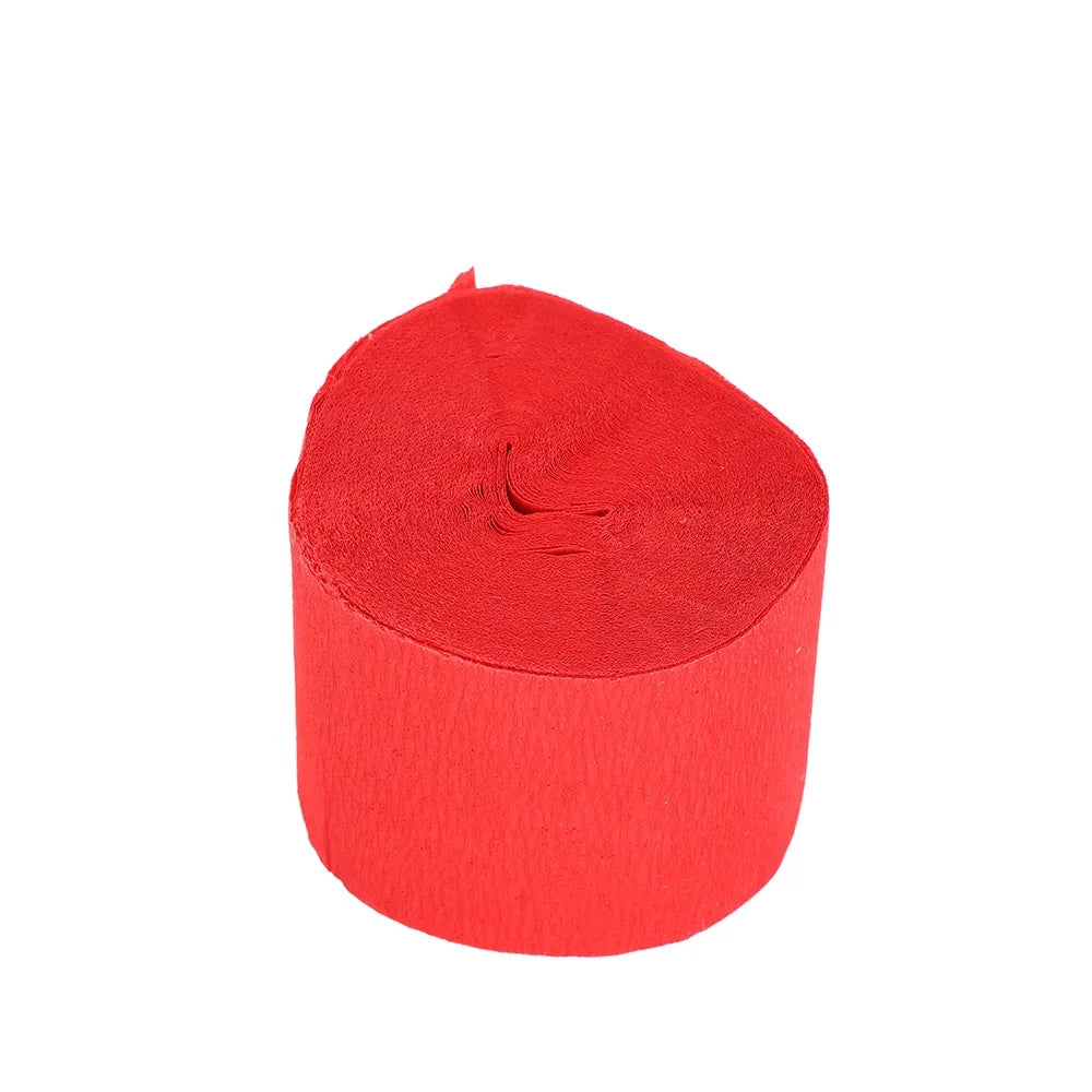 1 Roll 3.5cm*10m Decorative Origami Crinkled Crepe Paper Craft DIY Flower Make Wrapping Fold Scrapbooking Party Backdrop Decor