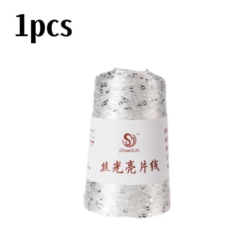 150 Colour 700M 100g special Sequin yarn DIY garment accessories Rag doll Knitting yarn