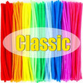 Chenille Wire Pipe Cleaners Creative Wires Cleaners Colorful Stems DIY Plush Stem Wired Twist Stick Hair Strip Kid Handmade