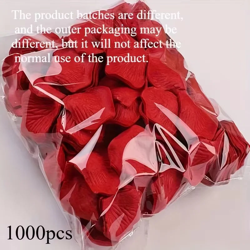 Artificial Red Rose Petals,Romantic Decorative Petals,for Valentine'S Day,Anniversary,Wedding, Engagement,Birthday,Proposal