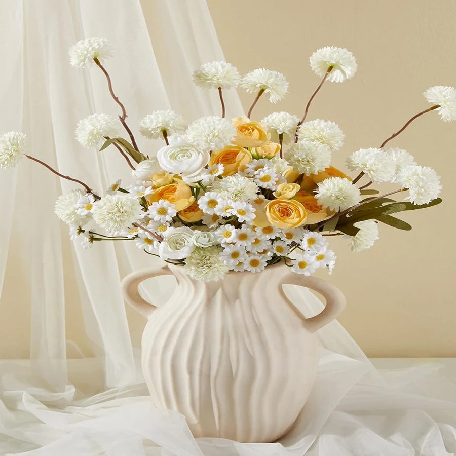 Artificial Flowers Hotsale Silk Chrysanthemum Home RoomTable Wedding Wreath Bridal Bouquet Festival Decor DIY Gift Box Scrapbook