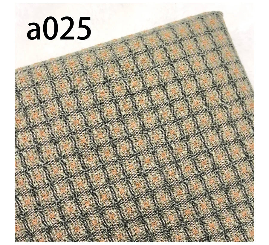 DIY Japan Little Cloth group Yarn-dyed fabric,for sewing Handmade Patchwork Quilting ,Grid Stripe For Sewing Doll clothes