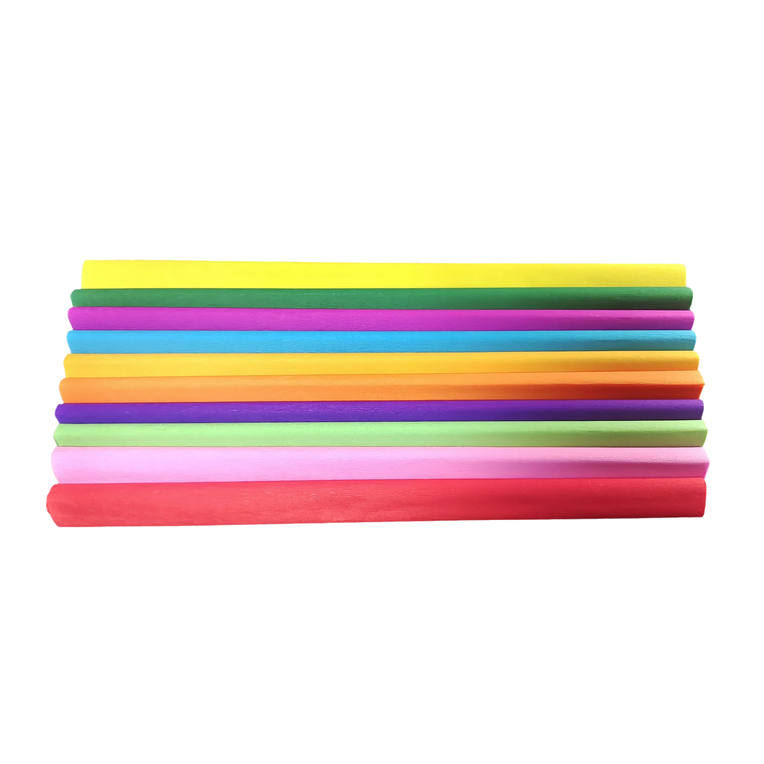 10 Rolls Crepe Paper Roll 50 x 200cm Wide Crepe Paper Streamer DIY Flower Paper for Birthday Party Wedding Festival Ornament