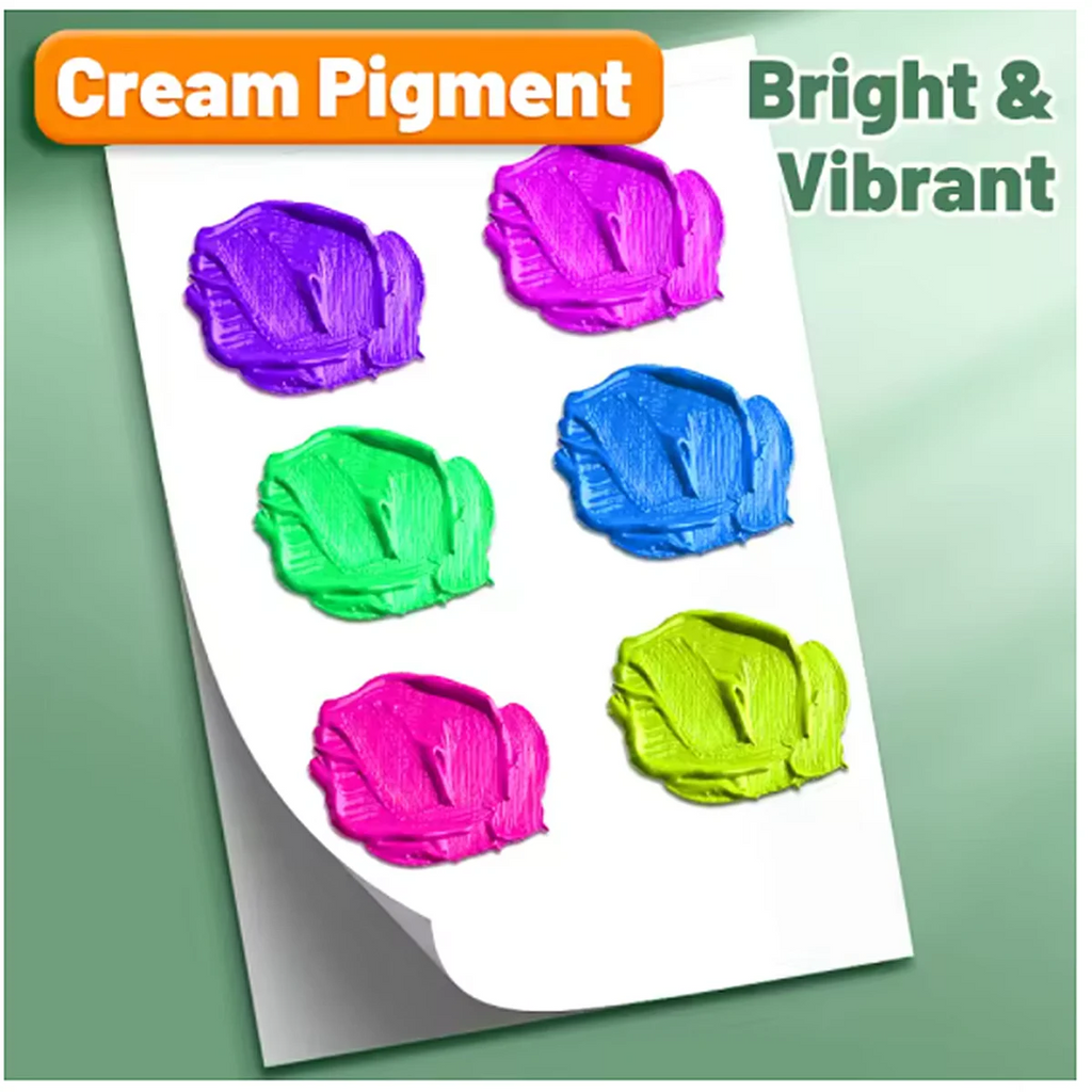 Acrylic Paint Set 12/18/24/36 Colors,12ml Acrylic Painting Kit For Paper,Wood,Canvas,Rock,Ceramic,Clothes,DIY