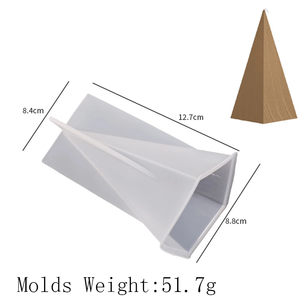 Cylinder Silicone Candle Mold DIY Stripe Candles Dinner Ornament Making Plaster Epoxy Resin Molds Home Decor Handmade Gifts