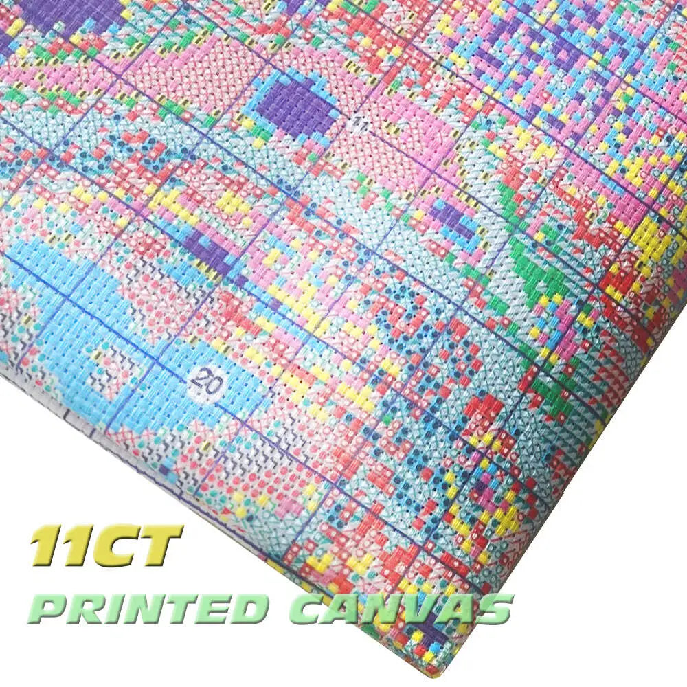 Cross Stitching Sets Sunflower Part Beads Embroidery Butterfly Craft Threads 11CT Printed Canvas Diy Kit Adults Wall Decoration