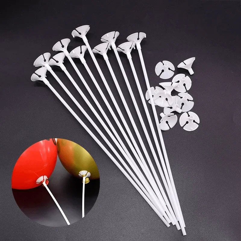 100pcs latex pole balloon accessories suitable for birthday parties, weddings, balloon decorations
