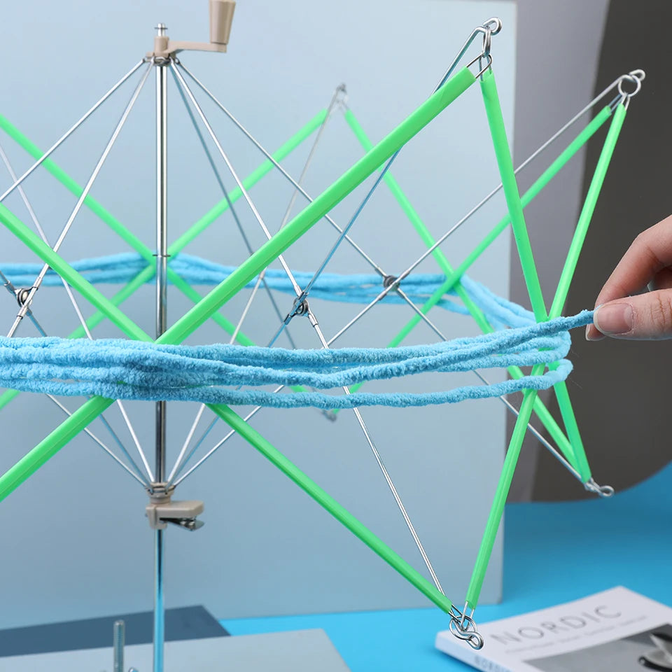 MIUSIE Wool Winder Thread Knitting Umbrella Wool Yarn String Winder Holder Hand Knitting Craft Tools For DIY Accessories